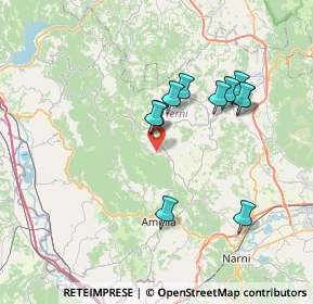 Mappa Strada di Collicello, 05022 Amelia TR, Italia (6.87091)