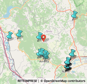 Mappa Strada di Collicello, 05022 Amelia TR, Italia (11.108)