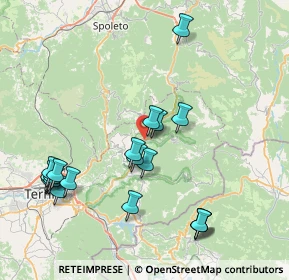 Mappa Via L. Einaudi, 05034 Ferentillo TR, Italia (9.304)