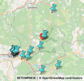 Mappa Via L. Einaudi, 05034 Ferentillo TR, Italia (10.499)