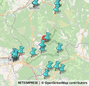 Mappa Via L. Einaudi, 05034 Ferentillo TR, Italia (10.415)