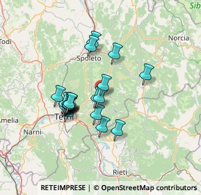 Mappa Via L. Einaudi, 05034 Ferentillo TR, Italia (11.5965)