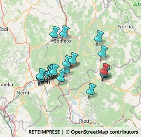 Mappa Via L. Einaudi, 05034 Ferentillo TR, Italia (12.3325)