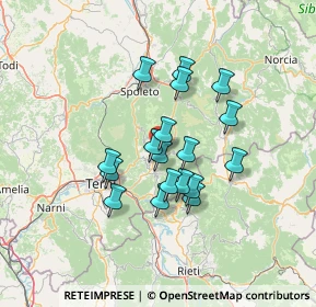 Mappa Via L. Einaudi, 05034 Ferentillo TR, Italia (11.19722)