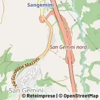 Hartă San Gemini