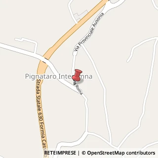 Mappa Via Roma, 82, 03040 Pignataro Interamna, Frosinone (Lazio)