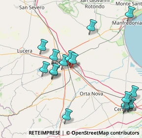 Mappa Via Cerignola km 1, 71122 Foggia FG, Italia (18.98688)