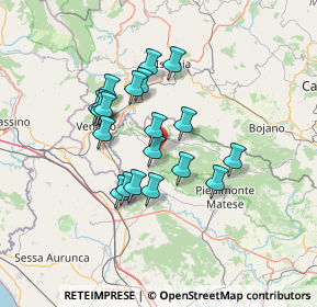 Mappa 81010 Prata Sannita CE, Italia (11.9595)