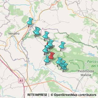 Mappa Vico Pere, 81010 Prata Sannita CE, Italia (5.48571)