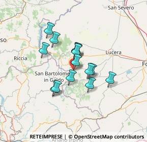 Mappa N. 10 Sede Operativa Lucera Via Fiorelli, 71031 Alberona FG, Italia (10.40714)