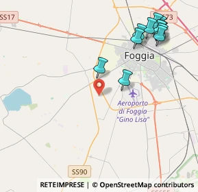 Mappa SS 16 Km. 678, 71122 Foggia FG, Italia (5.38727)