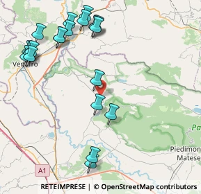 Mappa SS158, 81010 Prata Sannita CE, Italia (10.592)