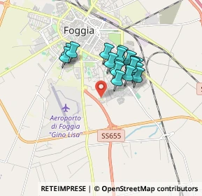 Mappa Via Ilaria Alpi, 71122 Foggia FG, Italia (1.34294)