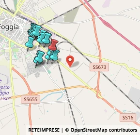 Mappa Via Cerignola, 71122 Foggia FG, Italia (2.2265)
