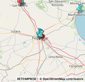 Mappa Via Cerignola, 71122 Foggia FG, Italia (29.55667)