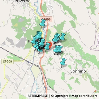 Mappa SP Sonninese, 04010 Sonnino LT, Italia (1.07037)