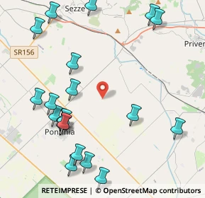 Mappa Strada del Quartaccio, 04014 Pontinia LT, Italia (5.507)