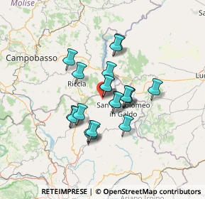 Mappa 82023 Castelvetere in Val Fortore BN, Italia (10.371)