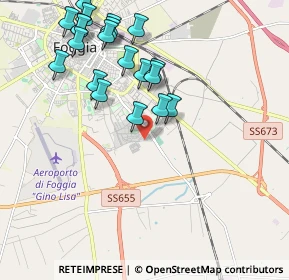 Mappa Via Sandro Pertini, 71122 Foggia FG, Italia (2.3305)