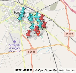 Mappa Via Sandro Pertini, 71122 Foggia FG, Italia (1.58615)