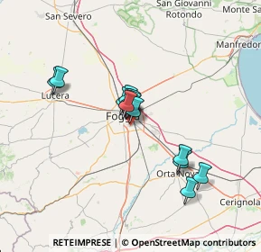 Mappa Via Sandro Pertini, 71122 Foggia FG, Italia (10.295)