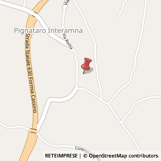 Mappa Via marconi guglielmo 53, 03043 Pignataro Interamna, Frosinone (Lazio)