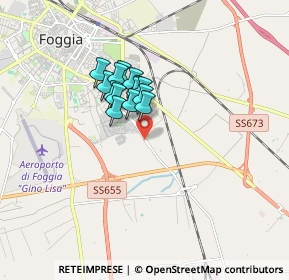 Mappa Via Stefano Cavaliere, 71122 Foggia FG, Italia (1.18143)