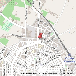 Mappa Via Eschilo, 1, 70033 Corato, Bari (Puglia)