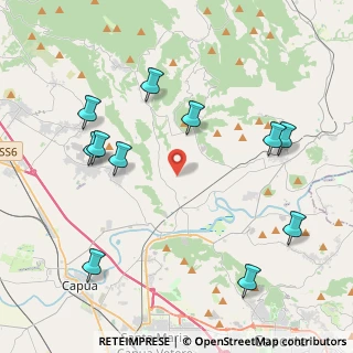 Mappa 81040 Pontelatone CE, Italia (5.06364)