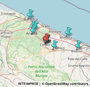 Mappa Via Macello, 70033 Corato BA, Italia (9.97636)
