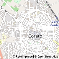 Mapa Corato