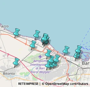 Mappa Via Attilio Alto, 70128 Bari BA, Italia (3.5165)