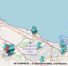 Mappa Via Attilio Alto, 70128 Bari BA, Italia (6.7315)