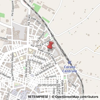 Mappa Viale Luigi Cadorna, 15G, 70033 Corato, Bari (Puglia)