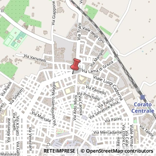 Mappa Via Ettore Fieramosca, 3, 70033 Corato, Bari (Puglia)