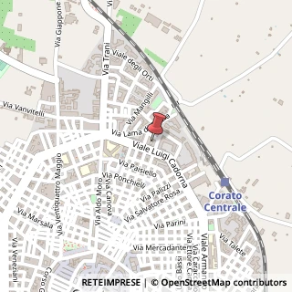 Mappa Viale L. Cadorna, 24B, 70033 Corato, Bari (Puglia)