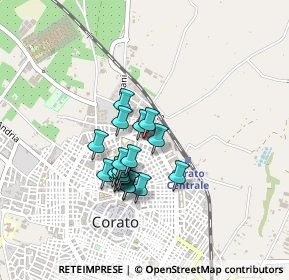 Mappa Viale Luigi Cadorna, 70033 Corato BA, Italia (0.341)