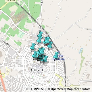 Mappa Via Luigi Cadorna, 70033 Corato BA, Italia (0.3445)