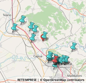 Mappa Via Beniamino Gigli, 81041 Bellona CE, Italia (9.224)