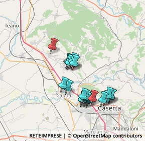 Mappa Via Beniamino Gigli, 81041 Bellona CE, Italia (6.898)