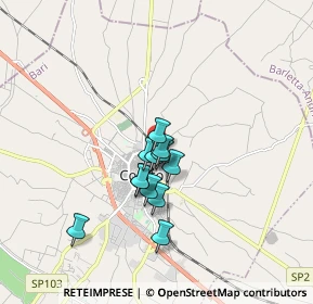 Mappa Via ruvo angolo armando Diaz, 70033 Corato BA, Italia (1.25833)