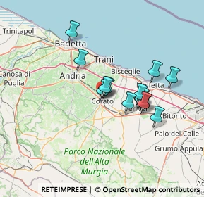 Mappa Via Antonio Fogazzaro, 70033 Corato BA, Italia (11.82429)