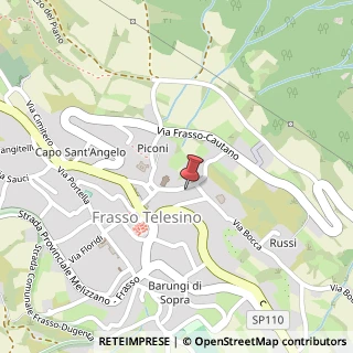 Mappa Via Piano dei Santi, 21, 82030 Frasso Telesino, Benevento (Campania)