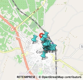 Mappa Via G. Barrili, 70033 Corato BA, Italia (0.53867)