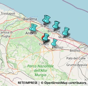 Mappa Via Victor Hugo, 70033 Corato BA, Italia (9.96118)