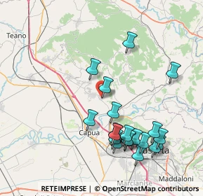 Mappa Via Pietro Mascagni, 81041 Bellona CE, Italia (8.9715)
