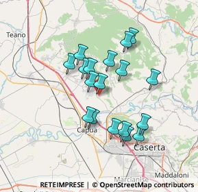 Mappa Via Pietro Mascagni, 81041 Bellona CE, Italia (6.34889)