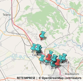 Mappa Via Pietro Mascagni, 81041 Bellona CE, Italia (9.1215)