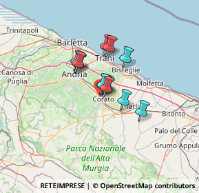 Mappa Viale delle Ninfee, 70033 Corato BA, Italia (8.37583)