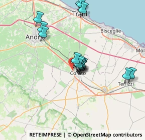 Mappa Viale delle Ninfee, 70033 Corato BA, Italia (6.785)